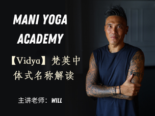 RAD 系列之【Vidya】梵英中常用体式名称入门解读—Will
